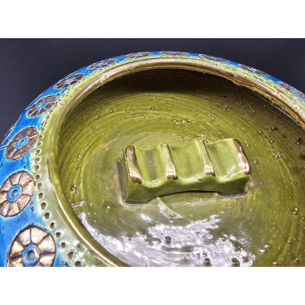 1960s‎ Aldo Londi Bitossi Rosenthal Netter Ashtray Floral Italy - Picture 8 of 9